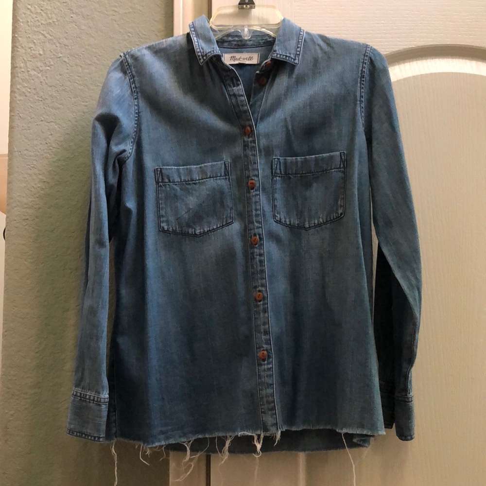Madewell Denim button down shirt